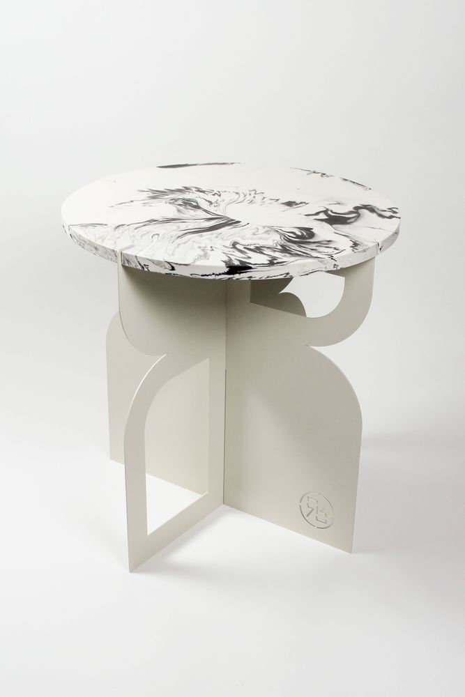 Objets de décoration - Table Basse en minéral Studio Rosaroom - STUDIO ROSAROOM