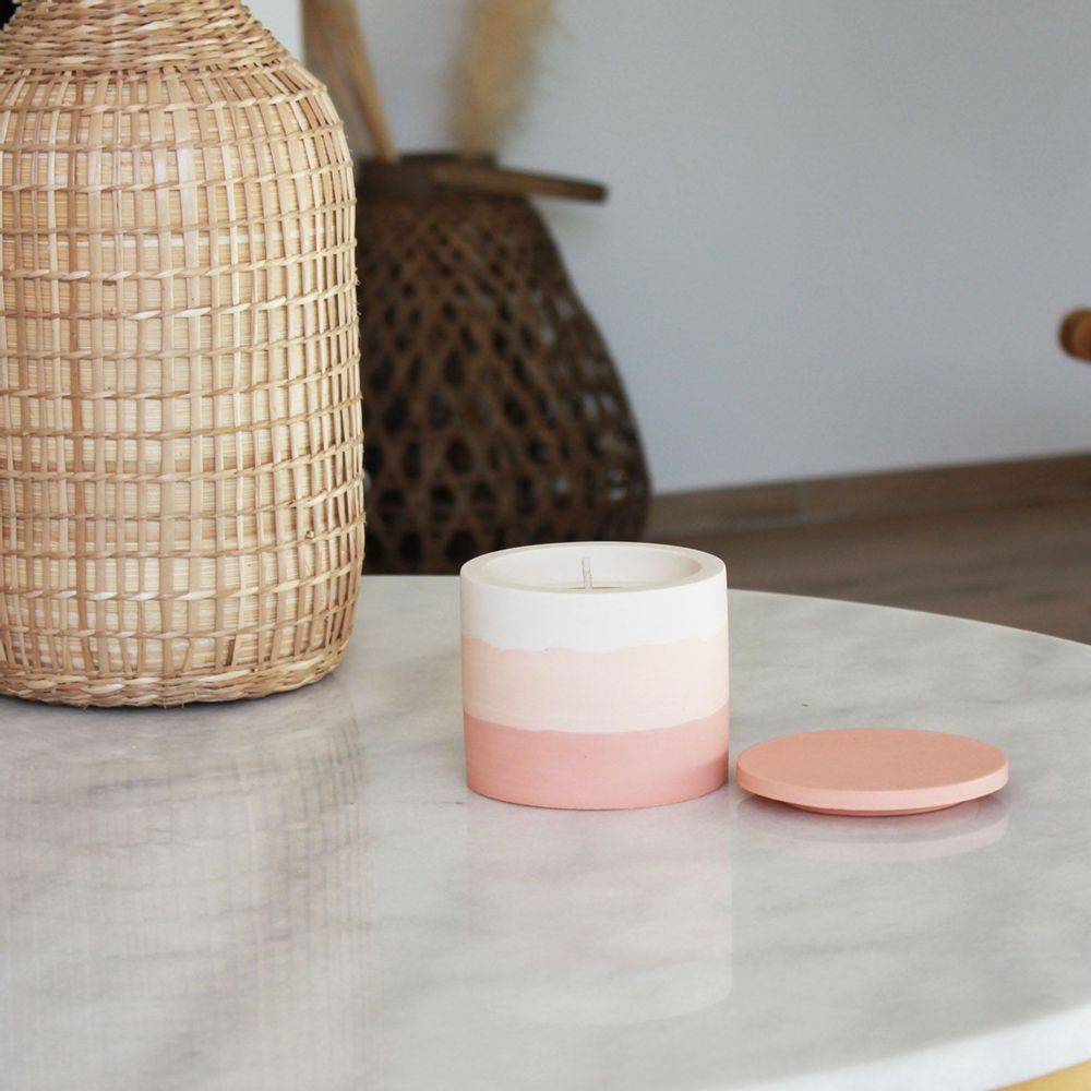 Decorative objects - Handmade scented candles in eco-design mineral jar - STUDIO ROSAROOM
