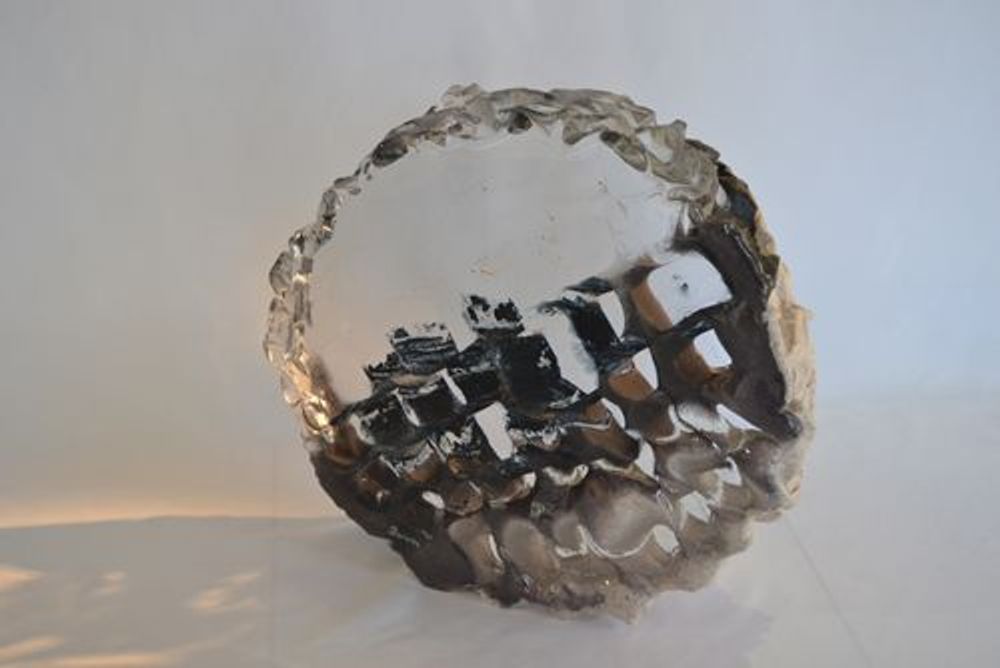 Outdoor decorative accessories - \" Imprint of Time\” Crystal Sculpture - JEAN-FRANÇOIS LEMAIRE
