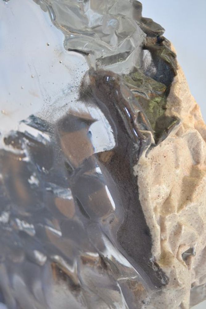 Outdoor decorative accessories - \" Imprint of Time\” Crystal Sculpture - JEAN-FRANÇOIS LEMAIRE