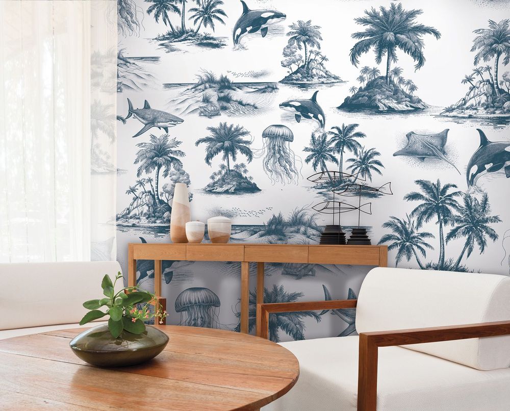 Wallpaper - ATOLL custom panoramic wallpaper - LGD01 DECOR MURAL SUR MESURE