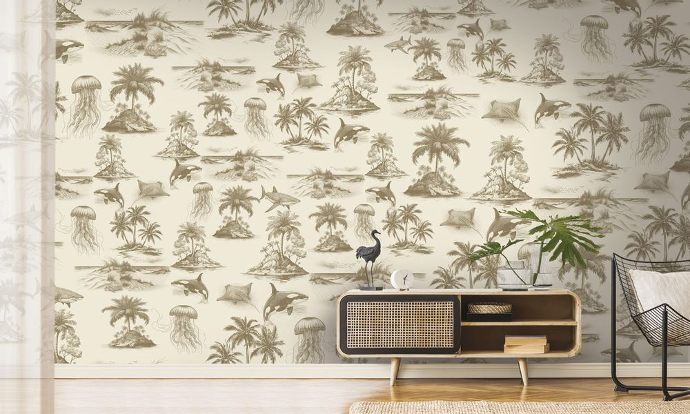 Wallpaper - ATOLL custom panoramic wallpaper - LGD01 DECOR MURAL SUR MESURE