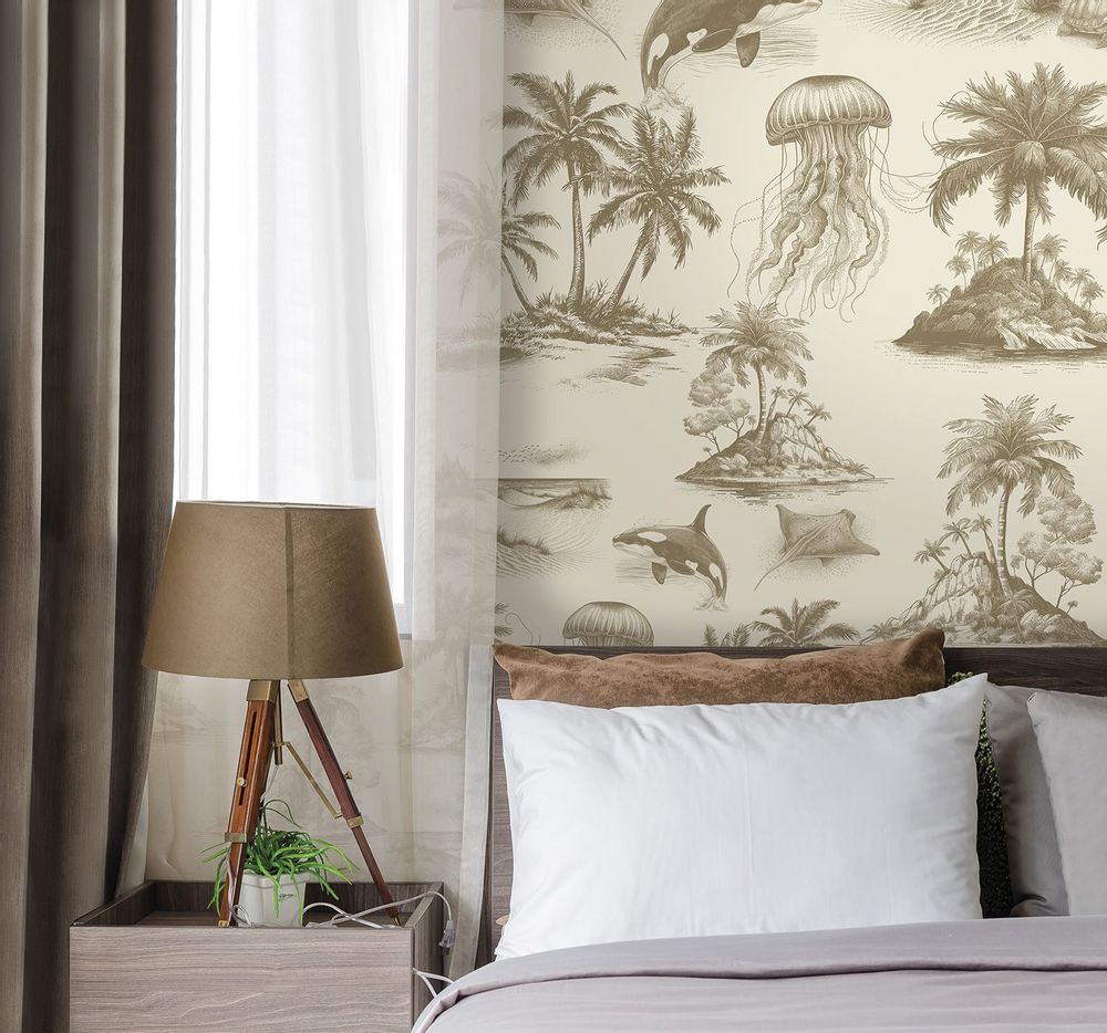 Wallpaper - ATOLL custom panoramic wallpaper - LGD01 DECOR MURAL SUR MESURE