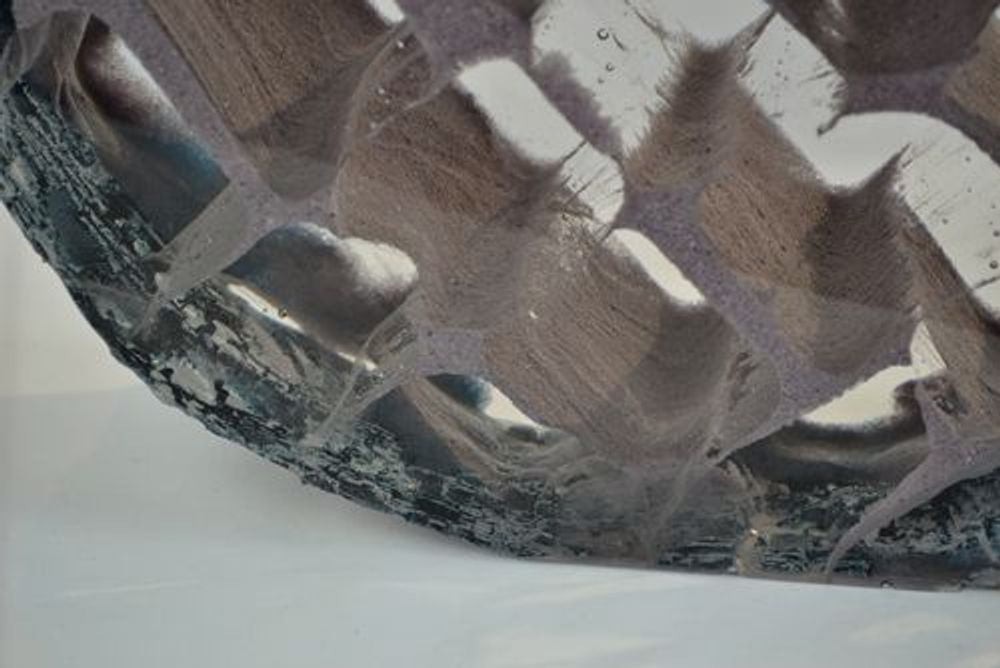 Pièces uniques - "Empreinte de Temps" Sculpture Verre optique - JEAN-FRANÇOIS LEMAIRE