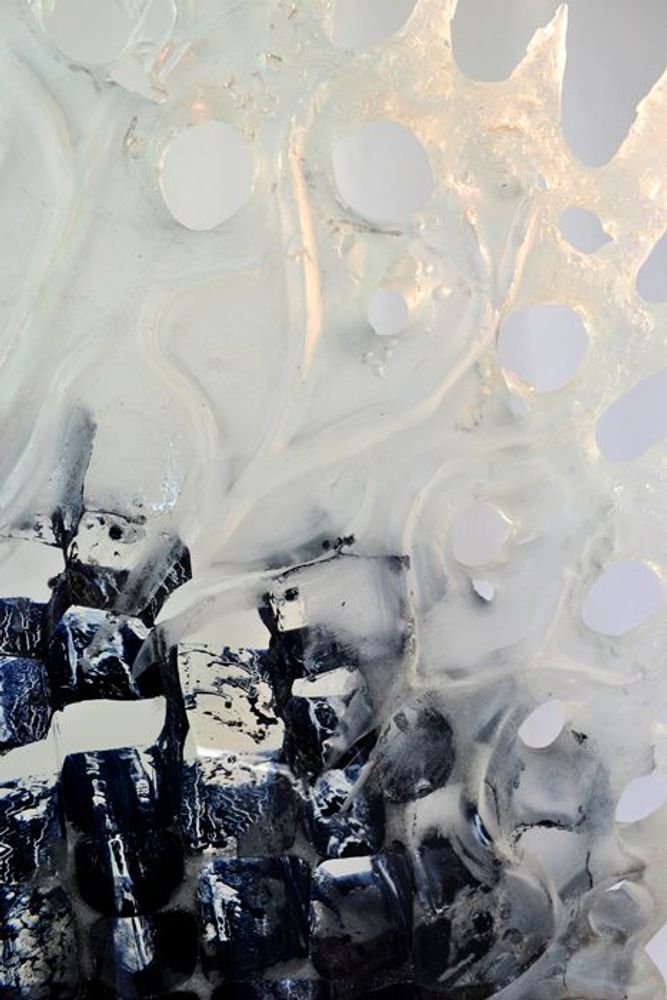 Unique pieces - The Foam of Time - Crystal Sculpture - JEAN-FRANÇOIS LEMAIRE