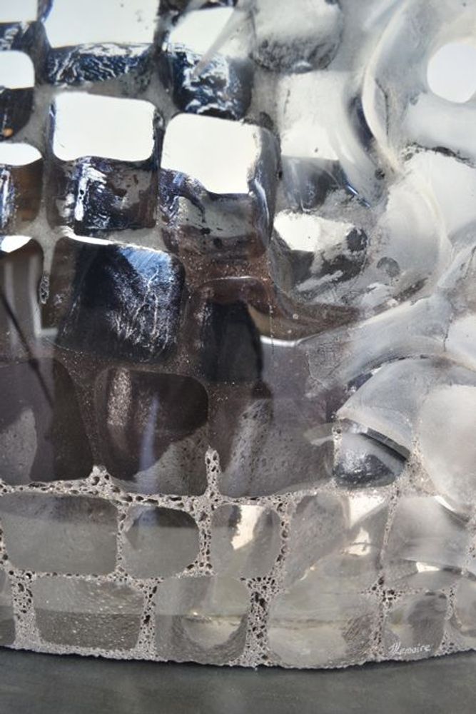 Unique pieces - The Foam of Time - Crystal Sculpture - JEAN-FRANÇOIS LEMAIRE