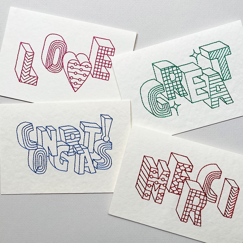 Card shop - Embroidery Card - STITCHICHI X MAISON DE ART