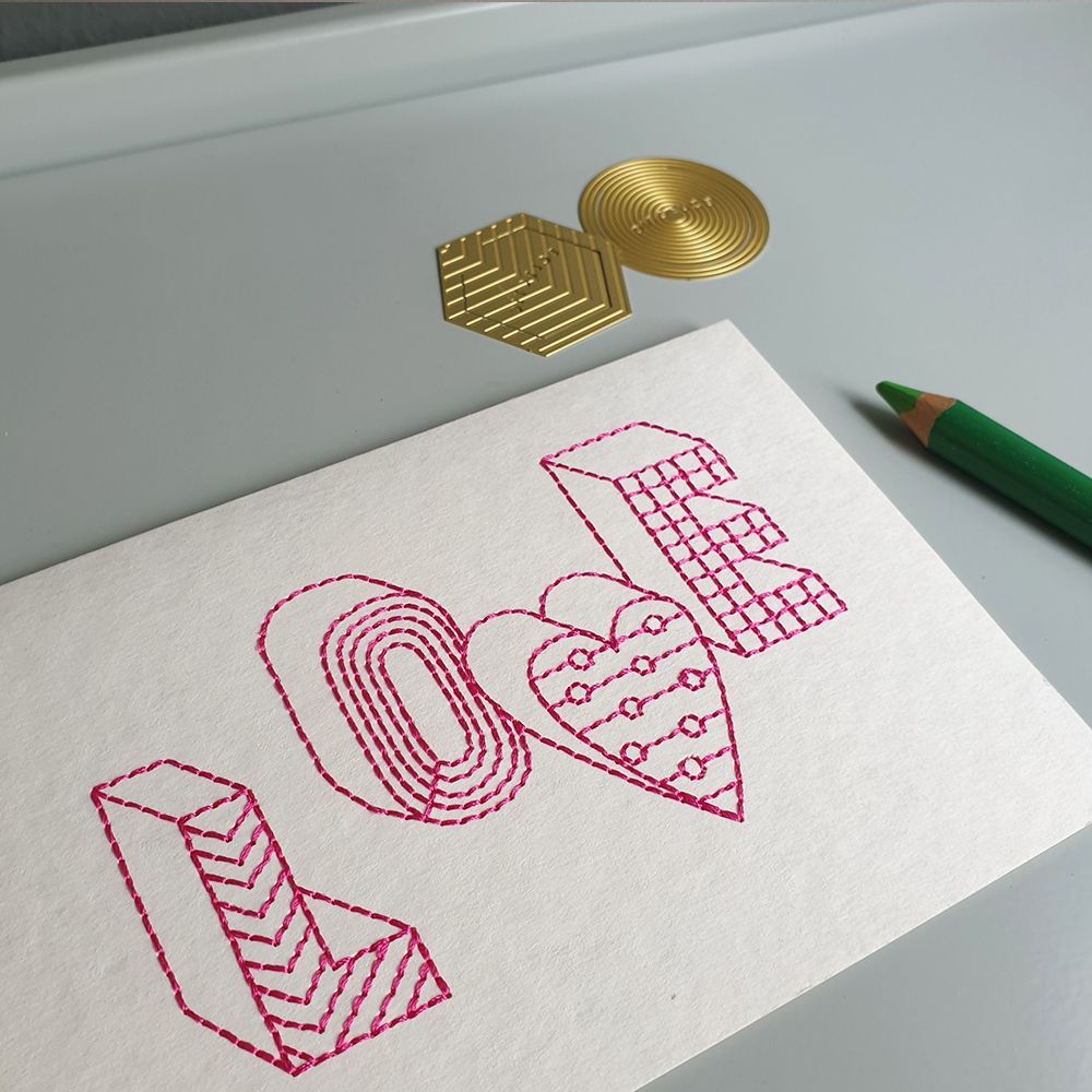 Card shop - Embroidery Card - STITCHICHI X MAISON DE ART