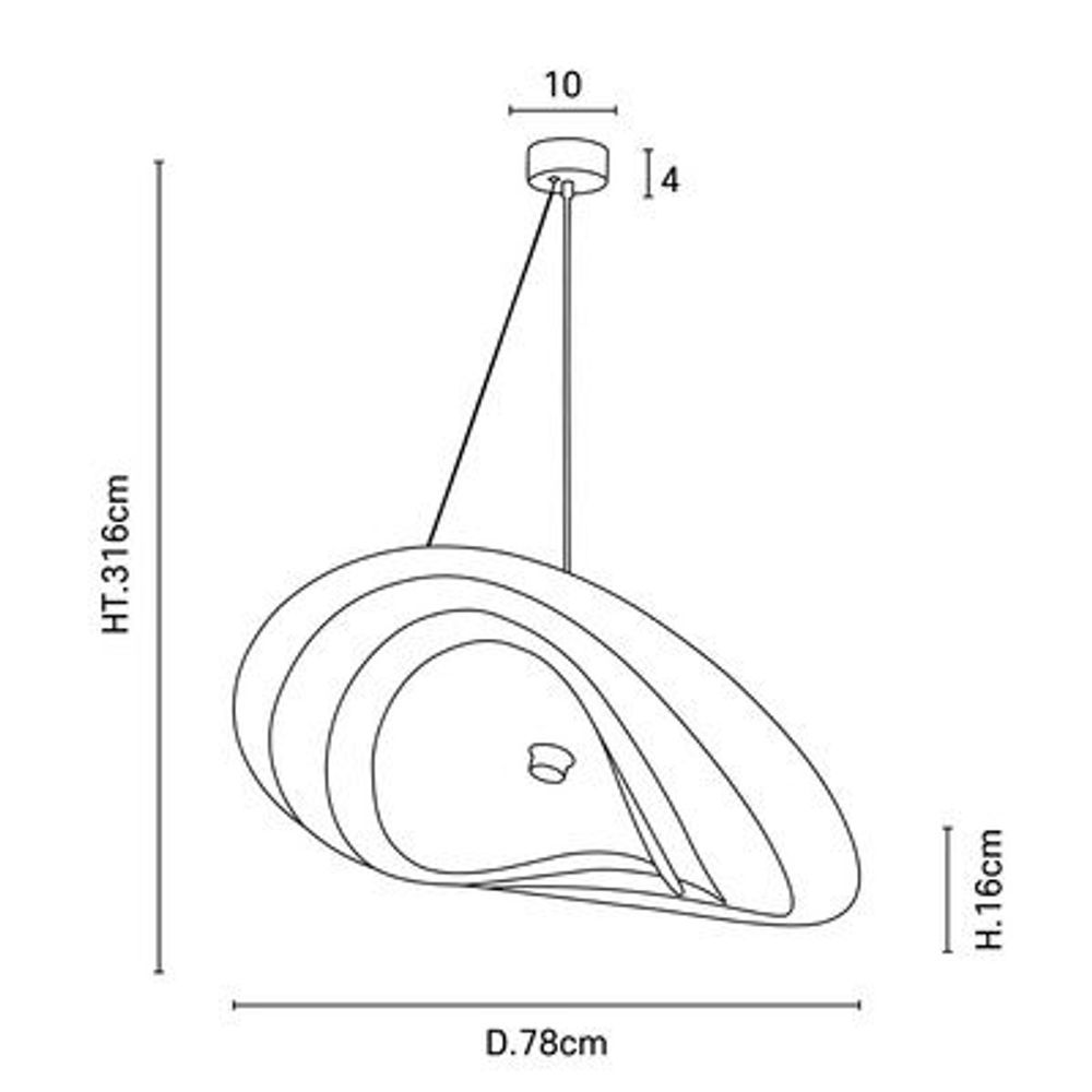 Suspensions - SELENITIS suspension aimant D78 - MARKET SET