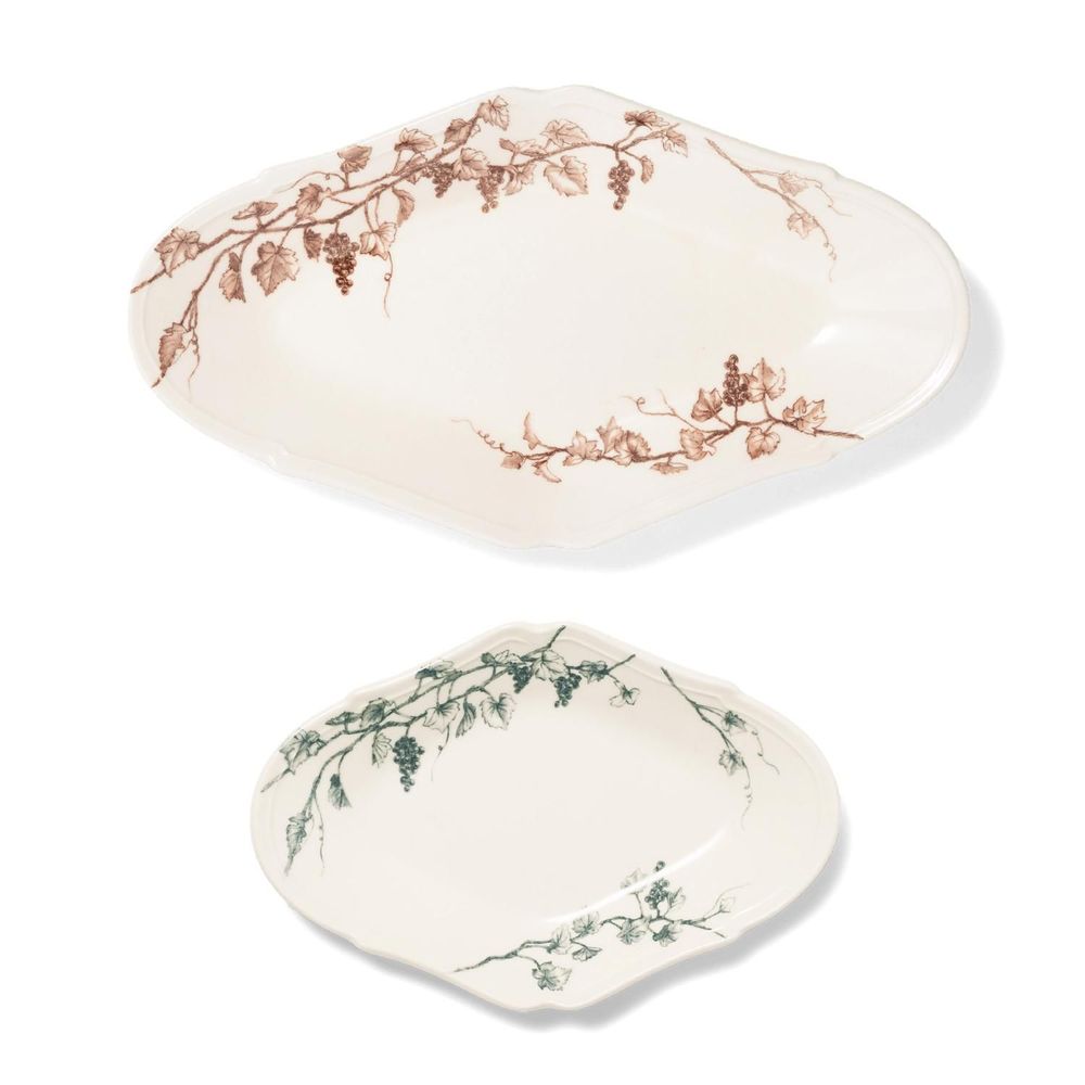 Assiettes de réception - Vigne - MARUMITSU POTERIE