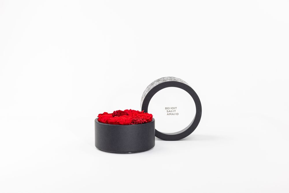 Décorations florales - Coffret de fleurs durables - Rond Size M - BENOIT SAINT AMAND