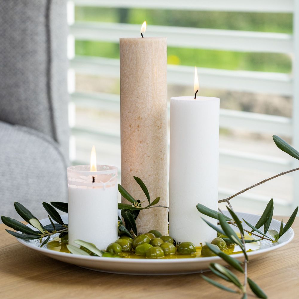 Decorative objects - Olive wax candles - KUNSTINDUSTRIEN