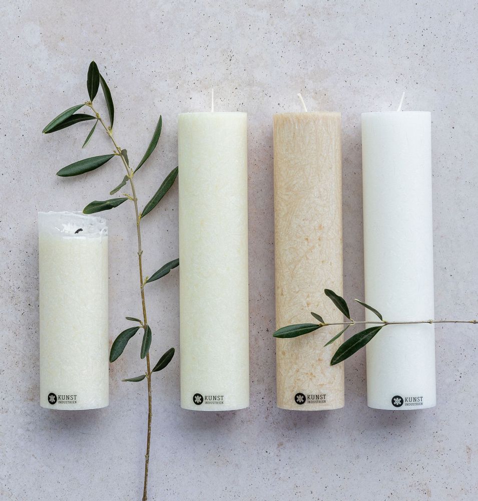 Decorative objects - Olive wax candles - KUNSTINDUSTRIEN
