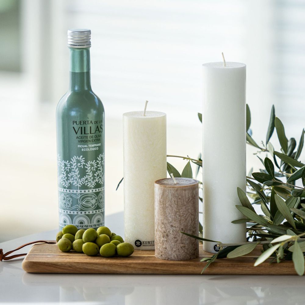 Decorative objects - Olive wax candles - KUNSTINDUSTRIEN