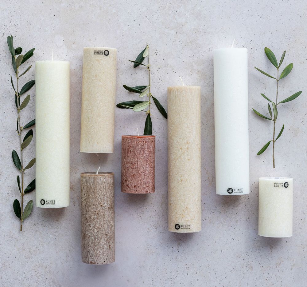Decorative objects - Olive wax candles - KUNSTINDUSTRIEN