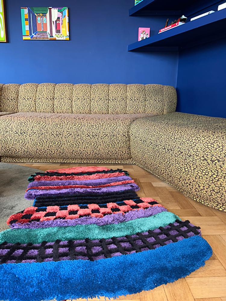Rugs - Rug Bibendum - Blue - COCONO
