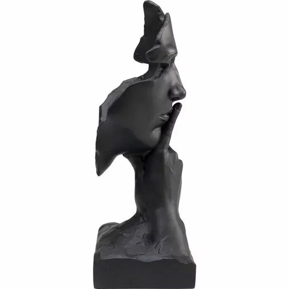 Objets de décoration - Objet déco Visage Silencieux Noir 31cm - KARE DESIGN