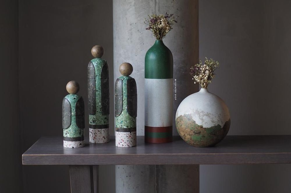 Objets de décoration - Our design restores life to recycle paper. Handmade sculptures, Which is created piece by piece./Unique/Characteristic/Exclusive - 103PAPER SHOP