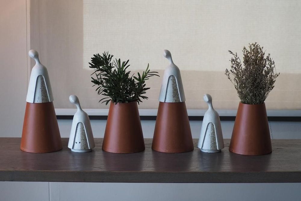 Objets de décoration - Our design restores life to recycle paper. Handmade sculptures, Which is created piece by piece./Unique/Characteristic/Exclusive - 103PAPER SHOP