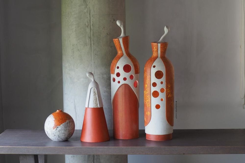 Objets de décoration - Our design restores life to recycle paper. Handmade sculptures, Which is created piece by piece./Unique/Characteristic/Exclusive - 103PAPER SHOP
