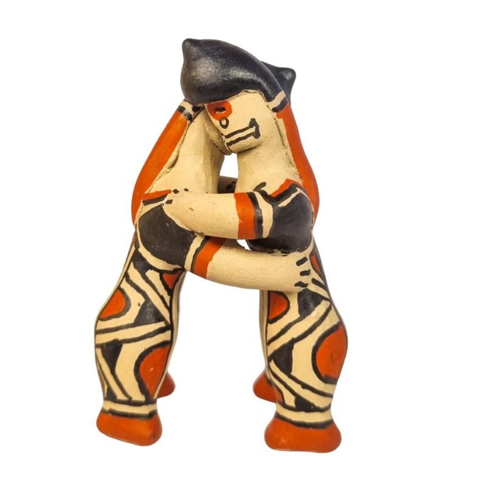 Decorative objects - Ritxoko Indigenous Ceramic Doll - Karajá Ethnicity - ARUH ART & DECOR