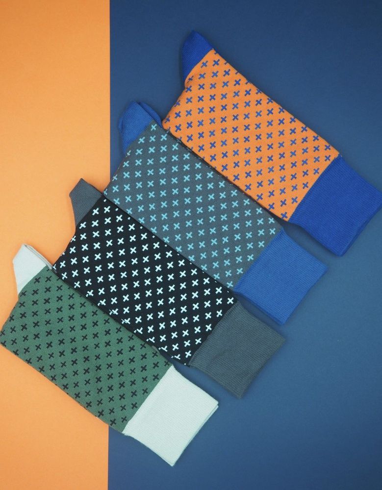 Socks - Crosslet Men's Socks - PEPER HAROW SOCKS