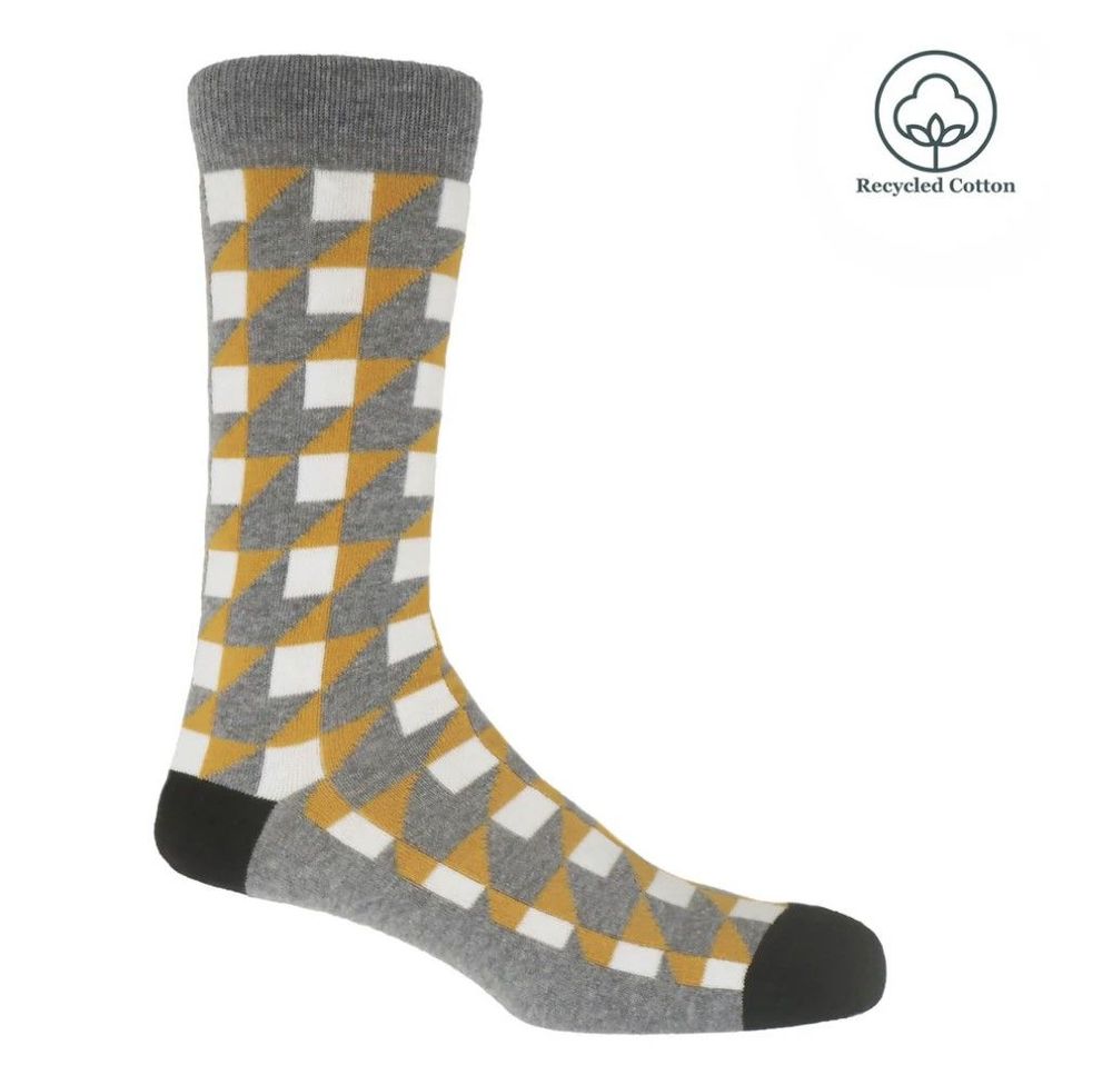 Socks - Dimensional Recycled Cotton Socks - PEPER HAROW SOCKS