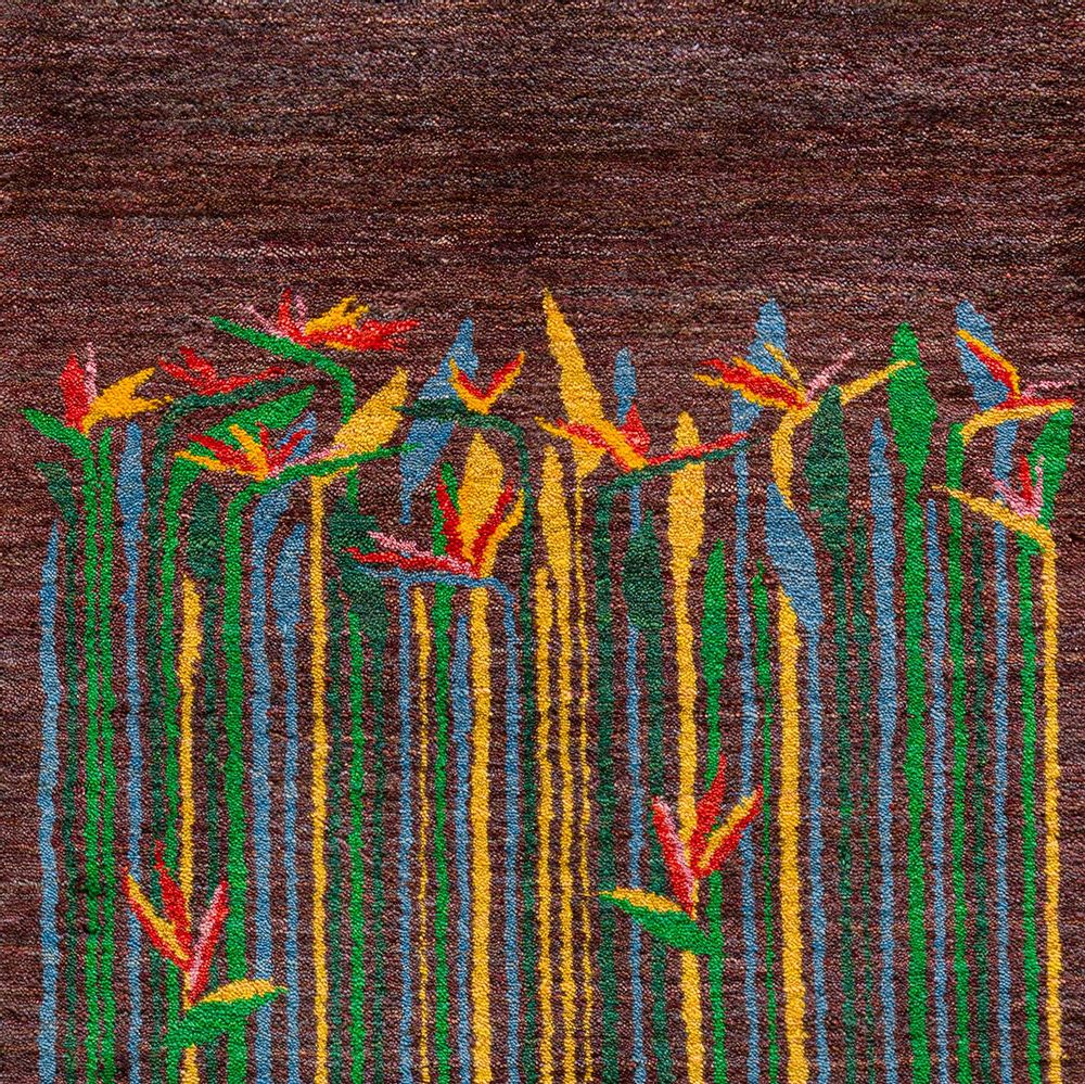 Tapis design - 'Bird of Paradise' Flower Meadow runner 5, Zollanvari Studio - ZOLLANVARI INTERNATIONAL