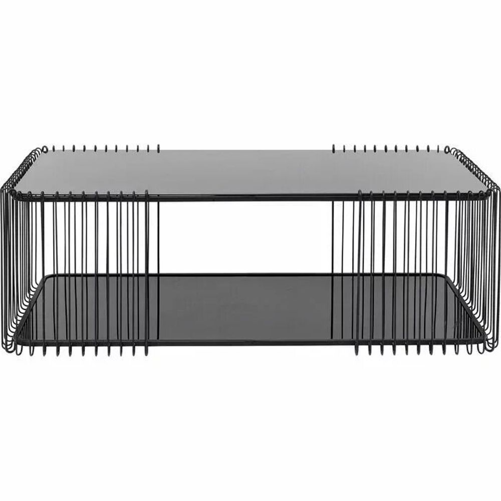 Tables basses - Table basse Fil Double Noir 120x60cm - KARE DESIGN