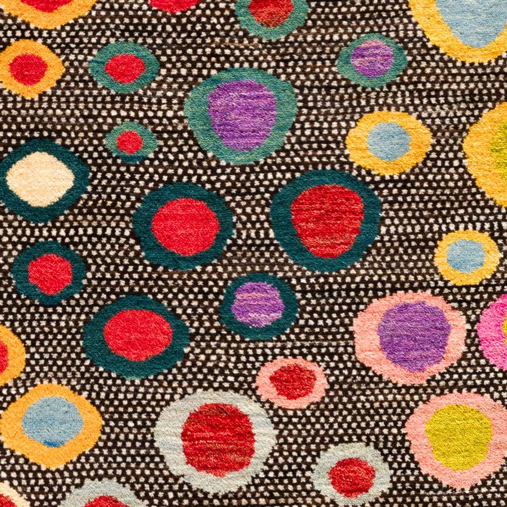 Tapis design - 'Op Art' Flower Field, Naïf Collection, Zollanvari Studio - ZOLLANVARI INTERNATIONAL