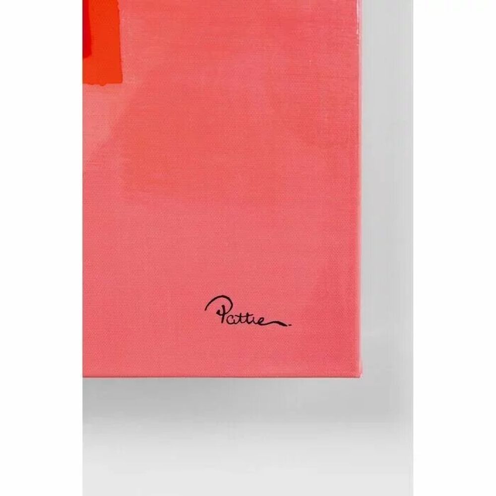 Paintings - Canvas Picture Tendency Pink 150x100cm - KARE DESIGN