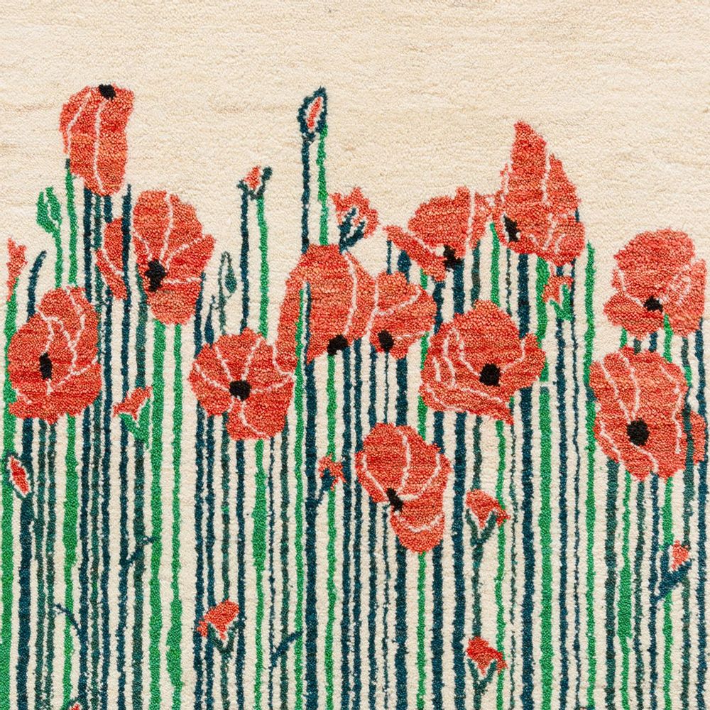 Design carpets - 'Poppies' Flower Meadow runner 6, Zollanvari Studio - ZOLLANVARI INTERNATIONAL