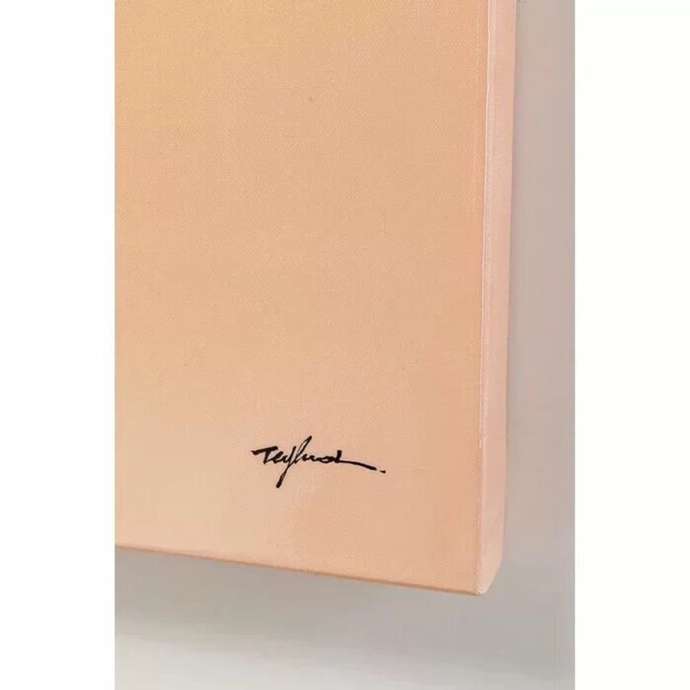 Tableaux - Tableau Tendance Cercle Rose 120x120cm - KARE DESIGN