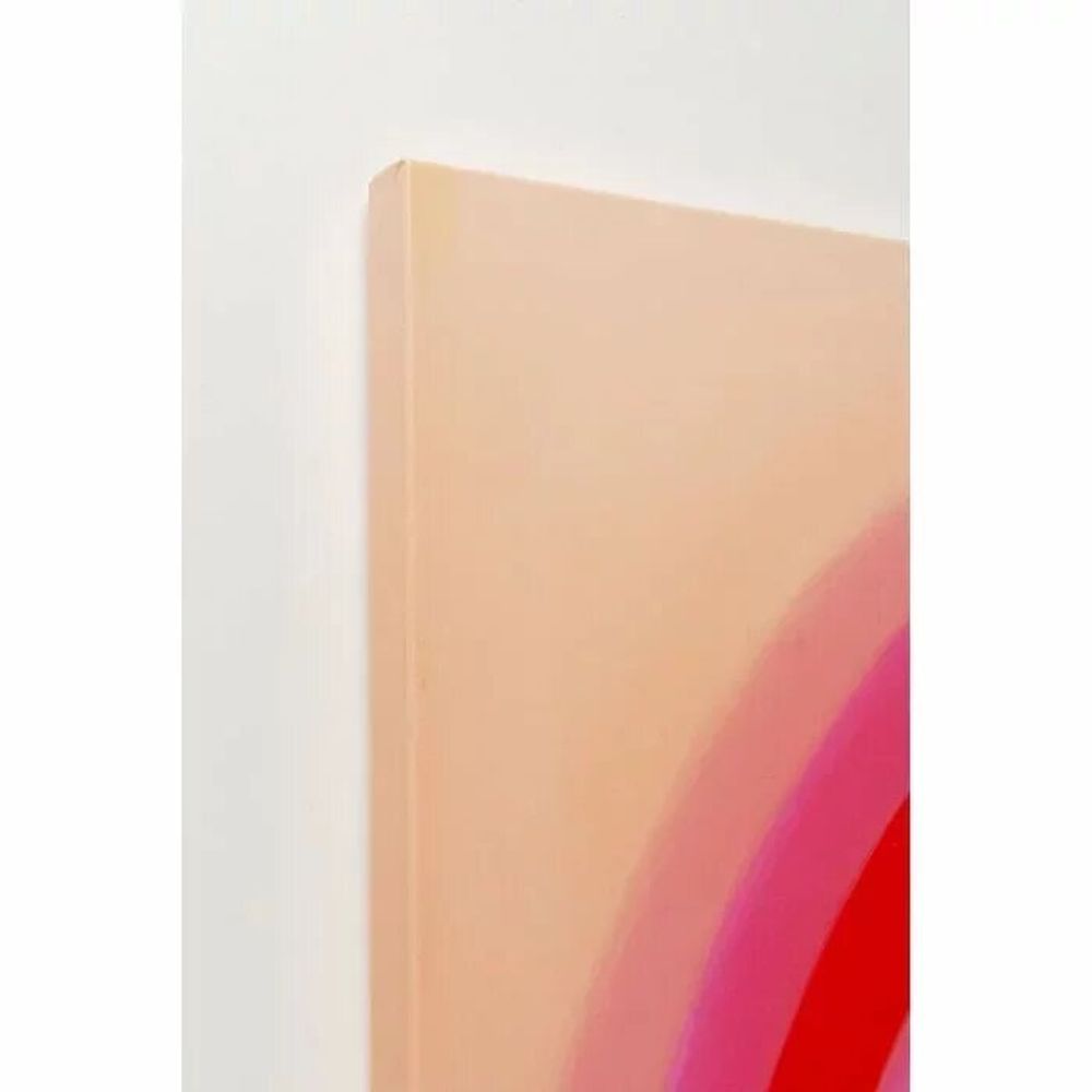 Tableaux - Tableau Tendance Cercle Rose 120x120cm - KARE DESIGN