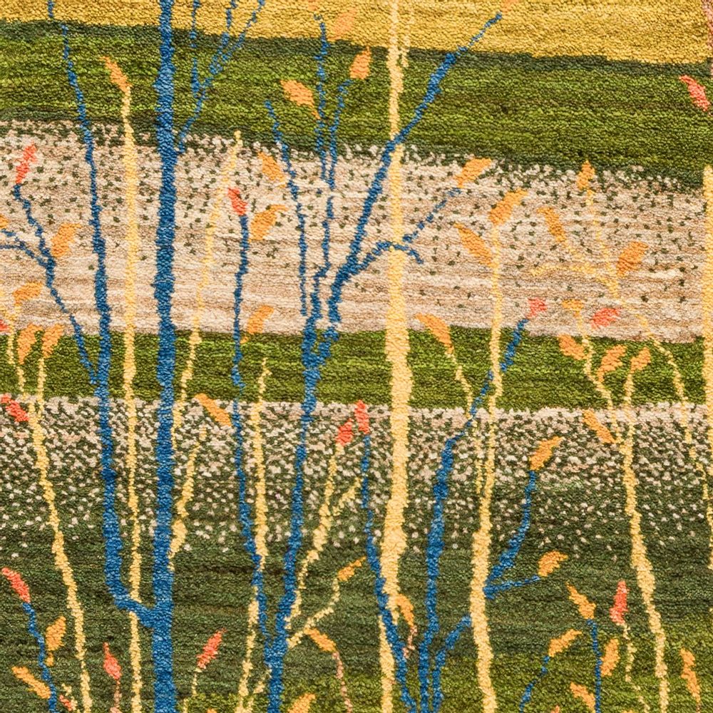 Tapis design - Abstract Vernal Arboretum 1, Abstract Trees Collection - ZOLLANVARI INTERNATIONAL