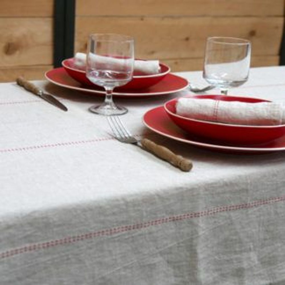 Table linen - TABLECLOTH RYTHMO - CHARVET EDITIONS