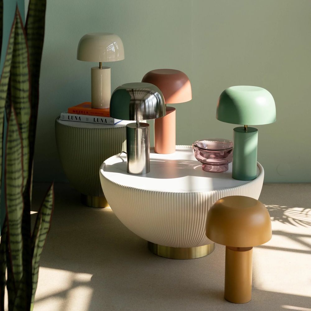 Table lamps - Table Lamp Loungy Sage 38cm - KARE DESIGN