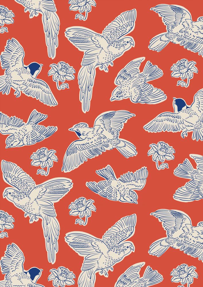 Prêt-à-porter - Pattern BIRDIE - ROSE PIVOINE