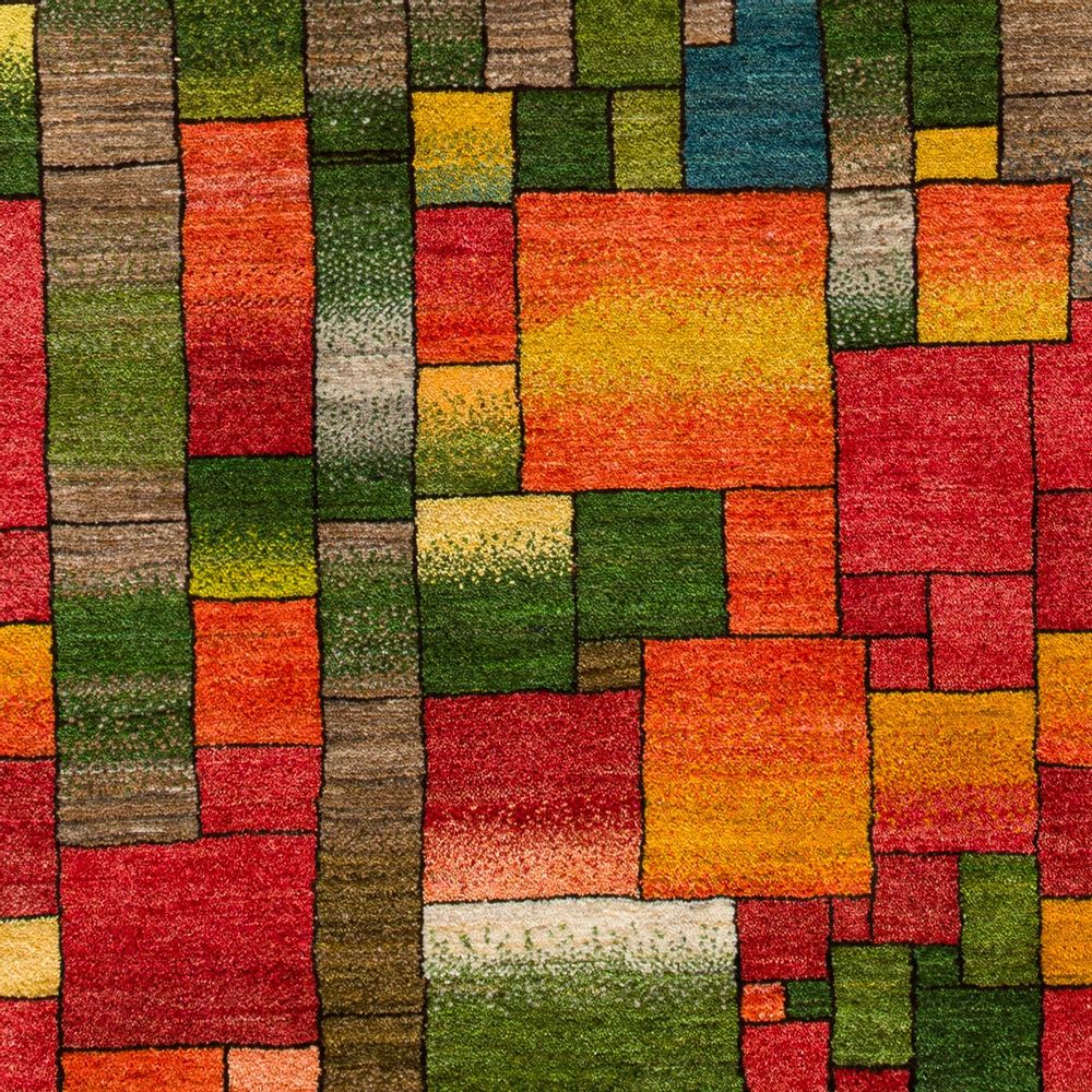Tapis design - Modernist Stained-Glass Gabbeh 3, Zollanvari Studio - ZOLLANVARI INTERNATIONAL