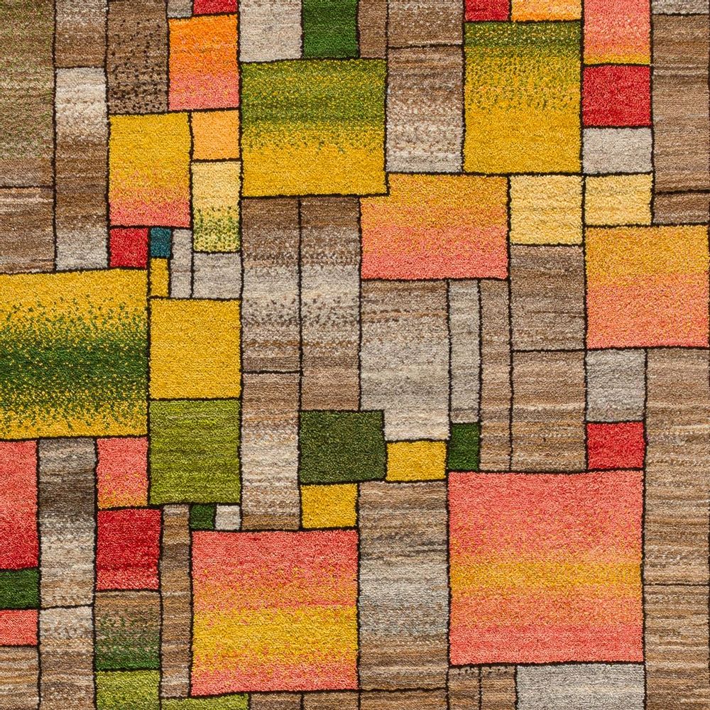 Tapis design - Modernist Stained-Glass Gabbeh 3, Zollanvari Studio - ZOLLANVARI INTERNATIONAL