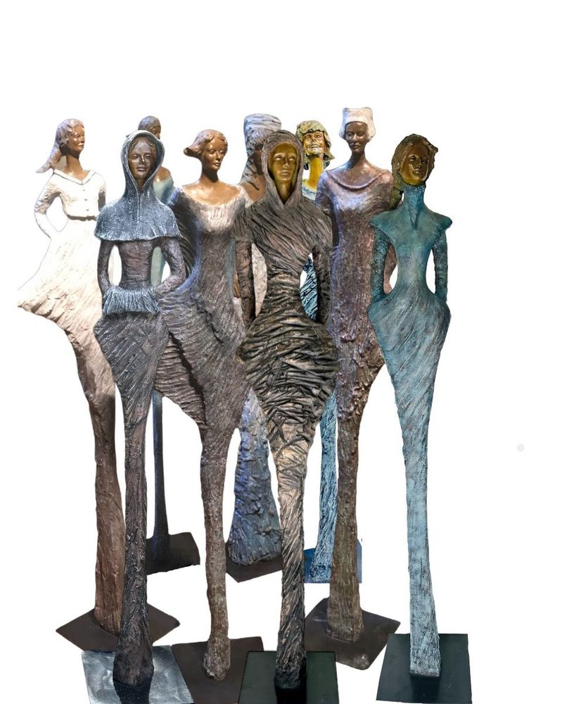Objets de décoration - Naïs sculpture bronze - LUSSOU-SCULPTEUR