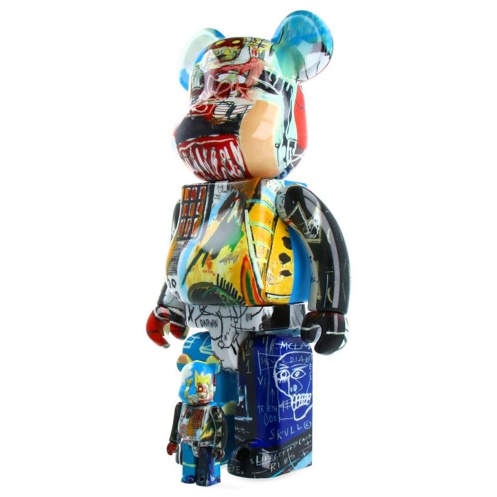 Sculptures, statuettes et miniatures - 400% + 100% Bearbrick Jean-Michel Basquiat Special - ARTOYZ
