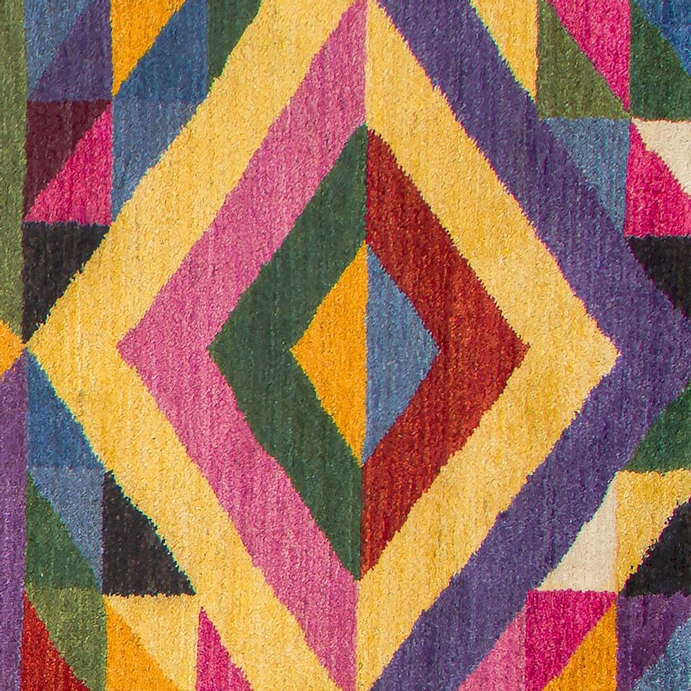 Tapis design - Squares & Lozenges runner 1 - ZOLLANVARI INTERNATIONAL