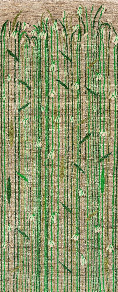 Tapis design - 'Snowdrop' Flower Meadow runner 6, Zollanvari Studio - ZOLLANVARI INTERNATIONAL