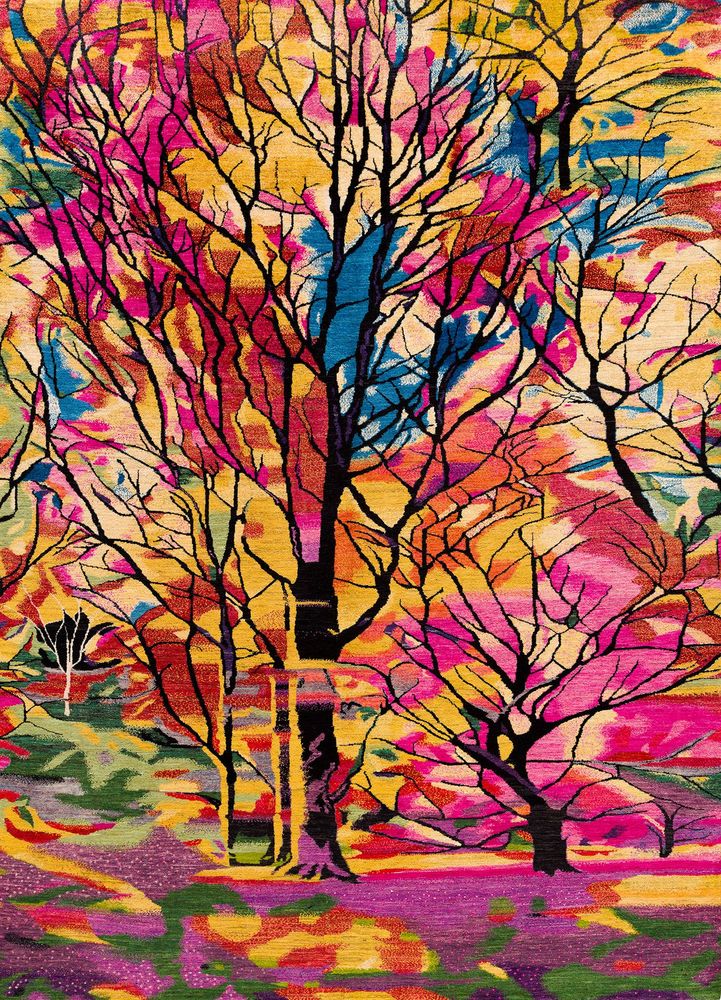 Tapis design - Autumnal Arboretum 3, Zollanvari Studio - ZOLLANVARI INTERNATIONAL