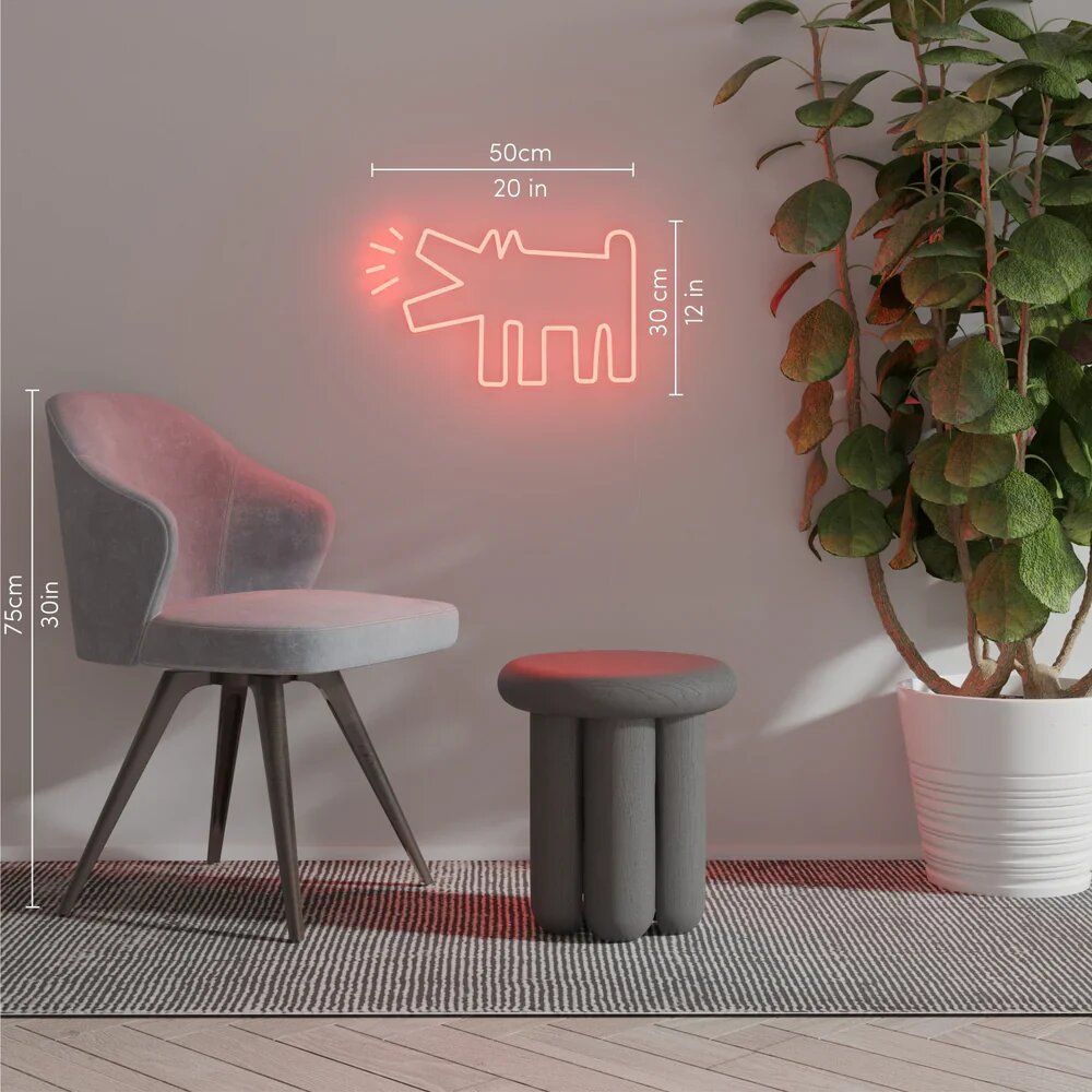 Éclairage LED - Barking Dog - Keith Haring Led Neon - ARTOYZ