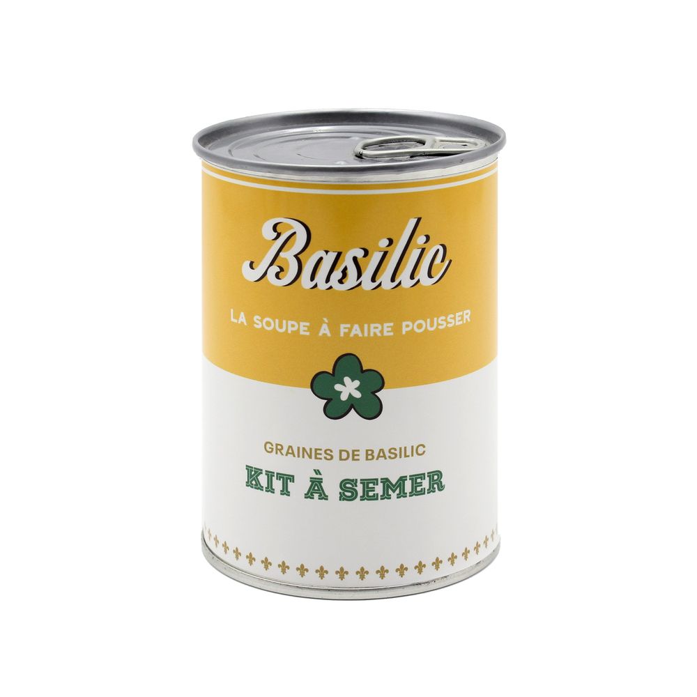 Outdoor decorative accessories - seed kit\" basil soup\” Made in France - MAUVAISES GRAINES