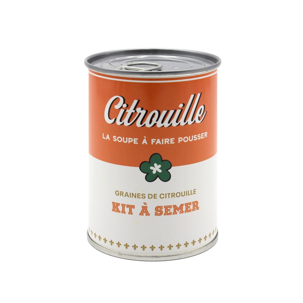 Outdoor decorative accessories - seed kit\" pumpkin soup\” Made in France - MAUVAISES GRAINES