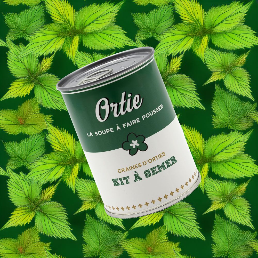 Outdoor decorative accessories - seed kit\" nettle soup\” Made in France - MAUVAISES GRAINES