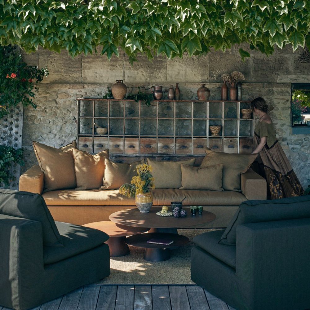 Lawn sofas - GYPSET outdoor sofa - MAISON DE VACANCES